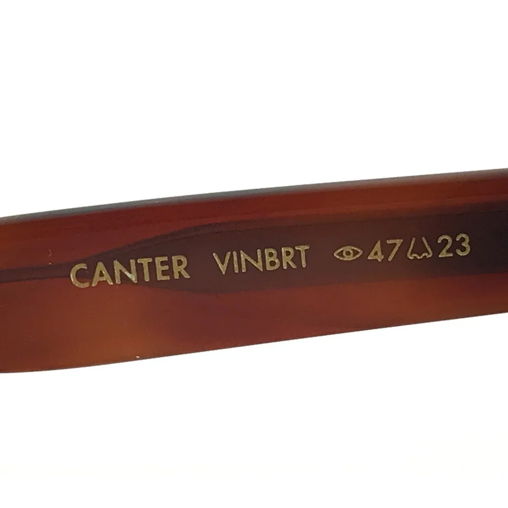 Garrett Leight Eyeglasses Frames CANTER VINBRT Brown Tortoise Square 47-23-143
